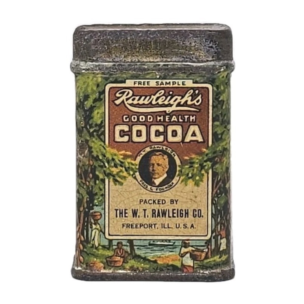 Rawleigh's‎ Good Health Cocoa Sample Tin 2" Vintage PB75